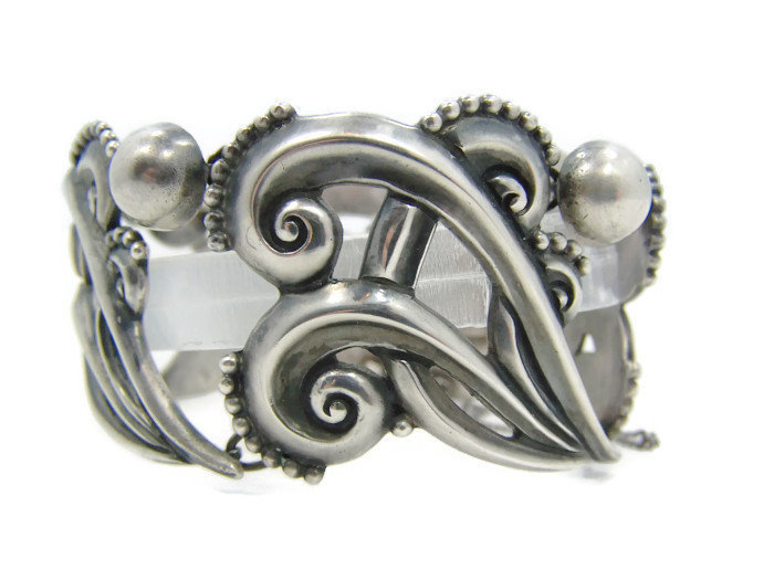 Margot de Taxco # 5161 Vintage Mexican Silver Bracelet