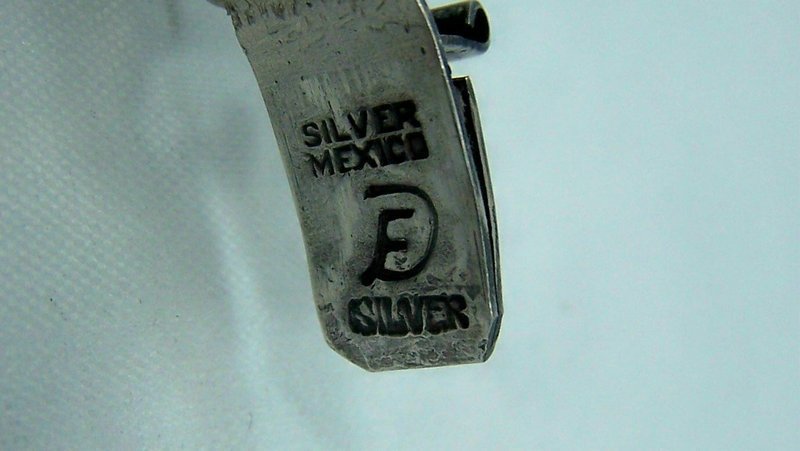 Fred Davis Vintage Mexican Silver Bracelet Amethyst