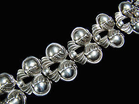 Margot de Taxco Mexican Silver 5240 Wings Bracelet