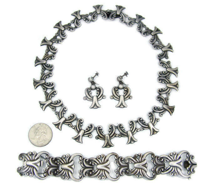 Pedro Castillo Mexican silver overlay Bracelet — One Good