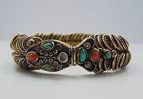 Matl Matilde Poulat Salas Vintage Mexican Silver Bracelet