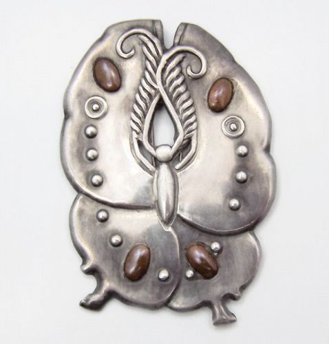 Spratling Butterfly Pin Brooch Vintage Mexican Silver