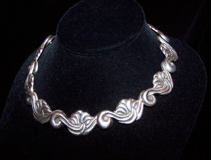 Victoria Anna Brilanti Vintage Mexican Silver Necklace