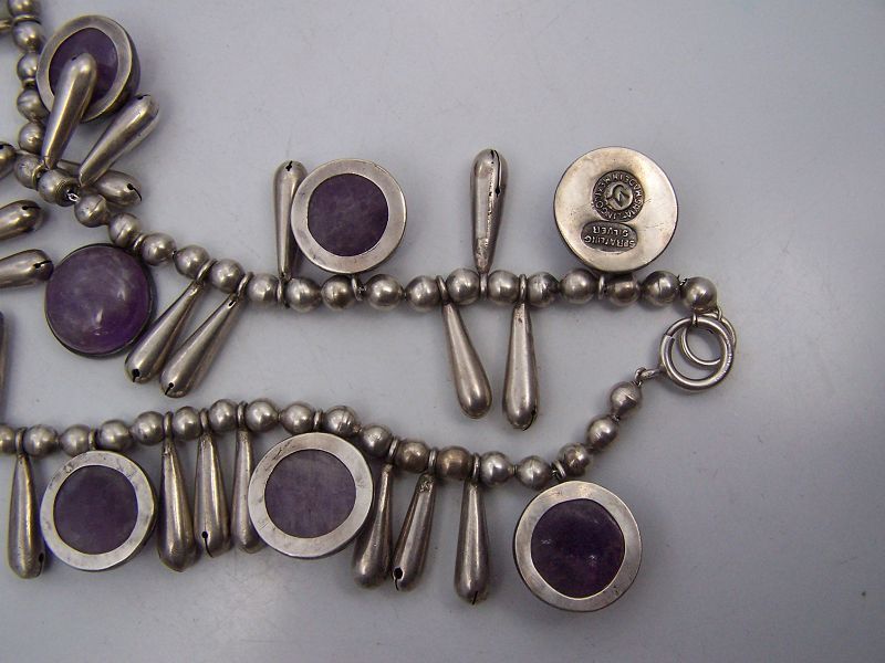 William Spratling Casa Belles Vintage Mexican Silver Necklace