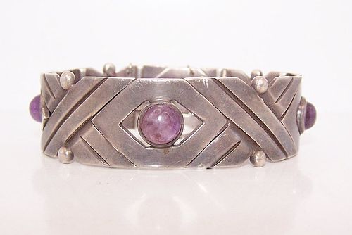 Hector Aguilar X Vintage Mexican Silver Bracelet