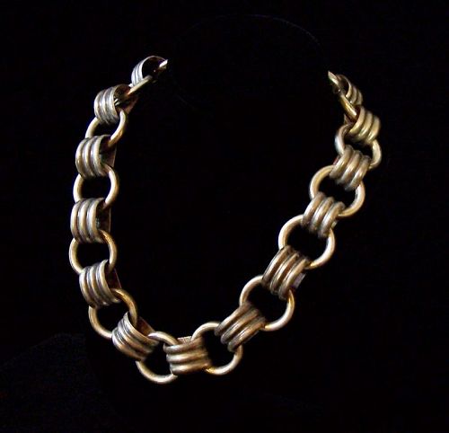 Los Castillo Design 592 Vintage Mexican Silver Rings Necklace