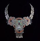 Matilde Poulat Matl Vintage Mexican Silver Rare Necklace