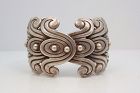 Los Castillo Pre Columbian Double Swirl Big Cuff # 262