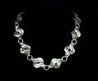 William Spratling Vintage Mexican Silver Ribbons Necklace