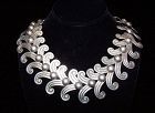Vintage Mexican Silver Design #5158 Signed Margot De Taxco Necklace