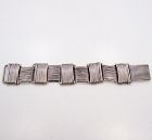 Hector Aguilar Paper Clip Mexican Silver Bracelet