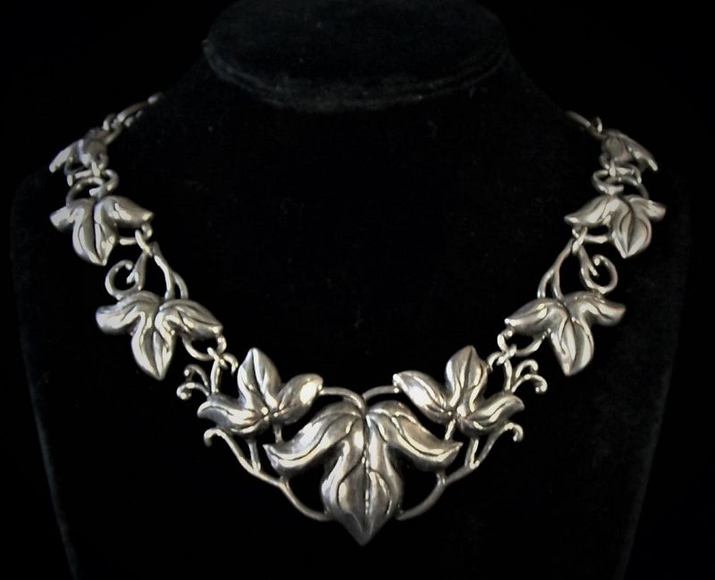 アクセサリー vintage mexican design silver necklace Vintage Mexican 925 sterling silver necklace, bracelet and