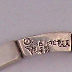Antonio Pineda Vintage Mexican Silver Obsidian Matchstick Necklace