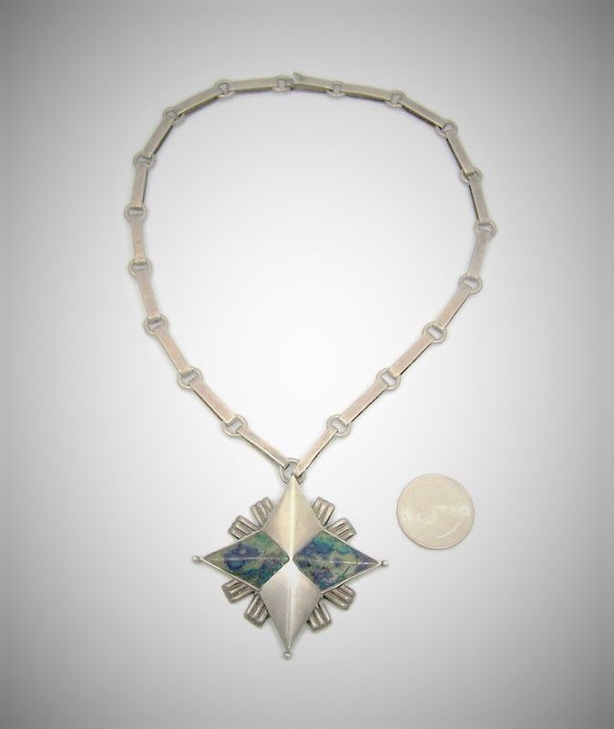 William Spratling North Star Vintage Mexican Silver Necklace