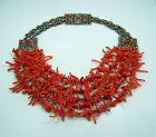 Matilde Poulat Matl Coral Necklace Early Hallmarks