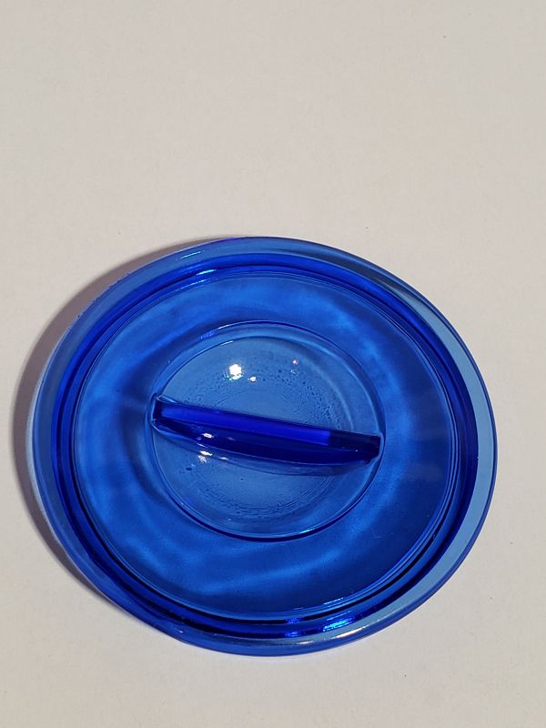 Hazel Atlas Cobalt Blue RARE Coffee Canister