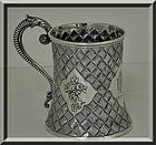 Antique Victorian Silver Mug, London 1863 Robert Harper