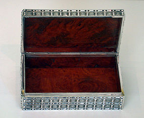 Asian Silver Box, marked 0.900 Le Loi C.1920