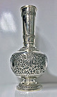 Unusual large Silver Vase, C.1880-1900, probably Islamic