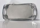 Liberty and Co polished pewter Tray, designed by Archibald Knox, 1902-