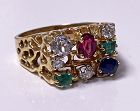 1960’s Gentleman's Gold and Gemstone Ring