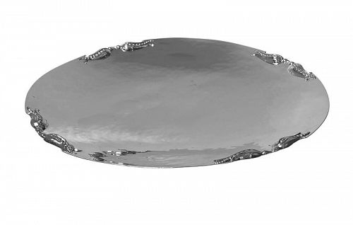 Carl Poul Petersen Sterling Silver large Tazza Dish Montreal