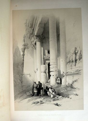 DAVID ROBERTS - Holy Land / Syria / Egypt etc. 3 x Folio Volumes 1849