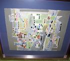 MAX PAPART (1911-1994) Original Painting 1958 Signed 25" x 20" Framed