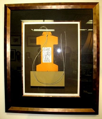MAN RAY "Monument" Signed Artists Proof III c1968
