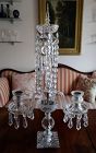 Stunning Art Deco C1920 Glass 25" Table Chandelier Intact and vgc.