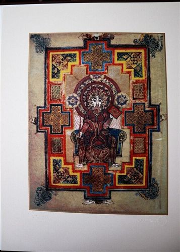 THE BOOK OF KELLS 3 x Limited Edition Serigraph Hand Made Prints Celti