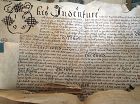 c1680 Vellum Indenture Dealing With Thomas Watson Property Issues