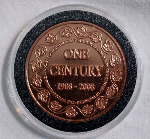 Vancouver Island 1908-2008 3 x Commemorative Coins Silver Bronze Coppe