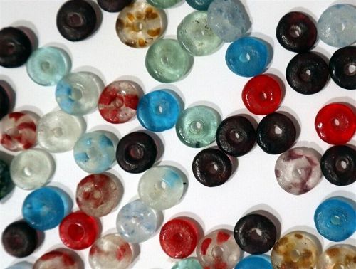 HUDSON BAY 59 x Antique Glass Trade Beads Multi Color