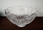 Wonderful c1980 Huge WATERFORD Crystal Fruit Bowl 10" Signed Ireland