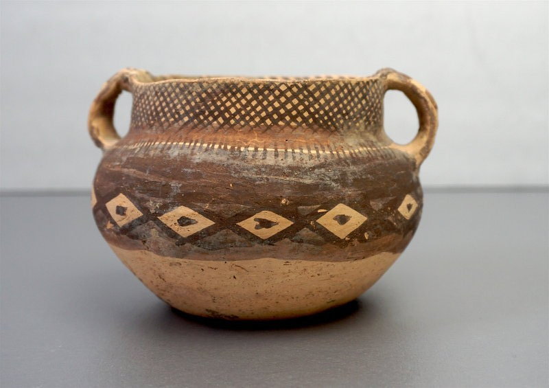 Machang Culture Pottery Bowl, 2300-2000BCE
