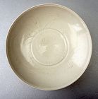 Song Dynasty Ding Yao dish with Incised Daylilies.