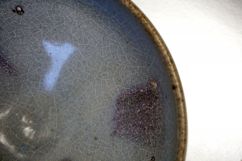 Late Song or Yuan Dynasty Jun Yao Bowl with a Crackled Glaze