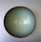 Yuan Dynasty Jun Yao Bowl with a Light Blue Glaze