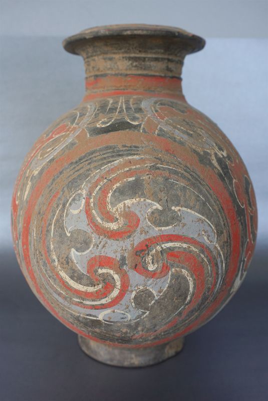 Superb Western Han Cocoon-Shaped Jar in Excellent Condition