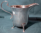 Classic ENGLISH STERLING FOOTED CREAMER 1931