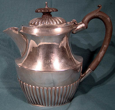 Edwardian STERLING HOT WATER POT - Birmingham 1906