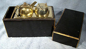 Antique JAPANESE LANTERN LAMPLIGHTER KIT IN BOX