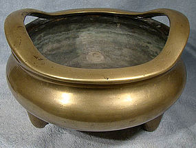 Late17th/Early 18thC XUANDE MARK BRASS CENSER