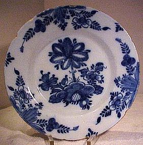 Authentic DUTCH DELFT DEEP PLATE C1700-20