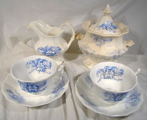 Rare Set BIRTH OF EDWARD VII COMMEMORATIVE CHINA 1841