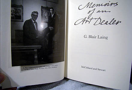 G. BLAIR LAING MEMORIES OF AN ART DEALER 2 VOL. SET