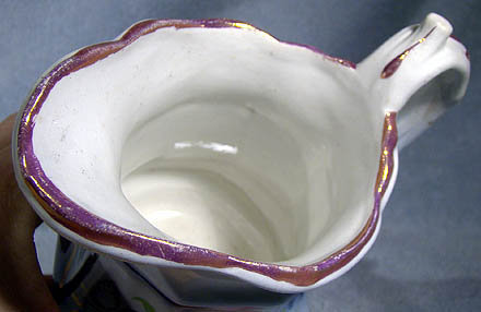 2 Pc. GAUDY WELSH PEARL WHITE IRONSTONE ITEMS 1820-50