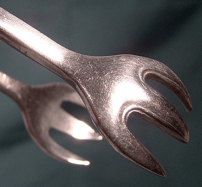 Birks OLD ENGLISH STERLING TONGS &amp; CHEESE SERVER