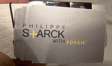 Philippe Starck PH6000 WHITE PALINDROME WRISTWATCH